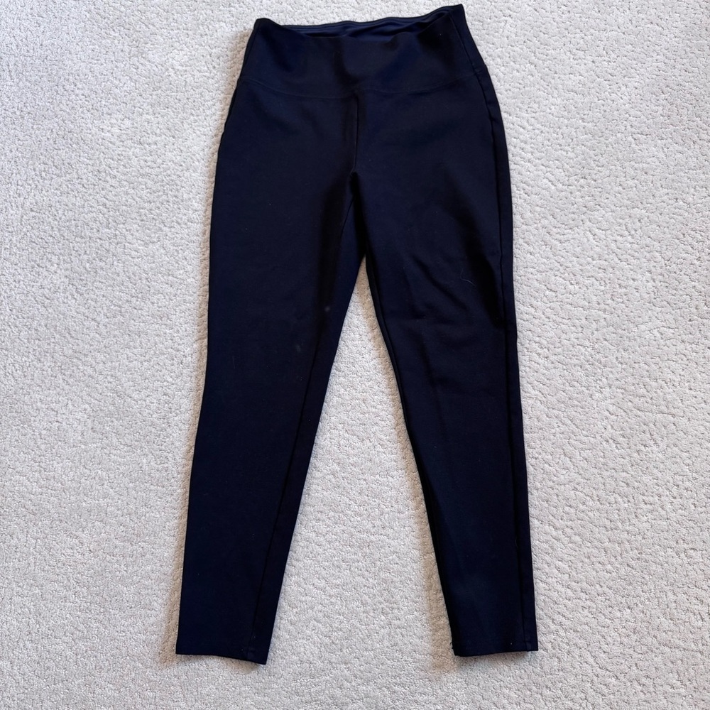 Three Dots Women's Elastic Pull On Pant Black Large